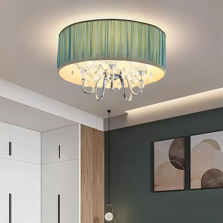 Lámpara de cristal para salón, estilo colgante y moderno, que aporta brillo y lujo al espacio.