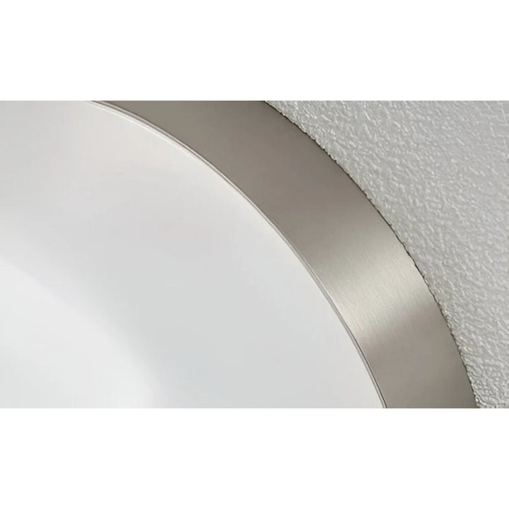 Aplique de pared LED redondo para oficina. Luz fría para un ambiente de trabajo moderno y enfocado.