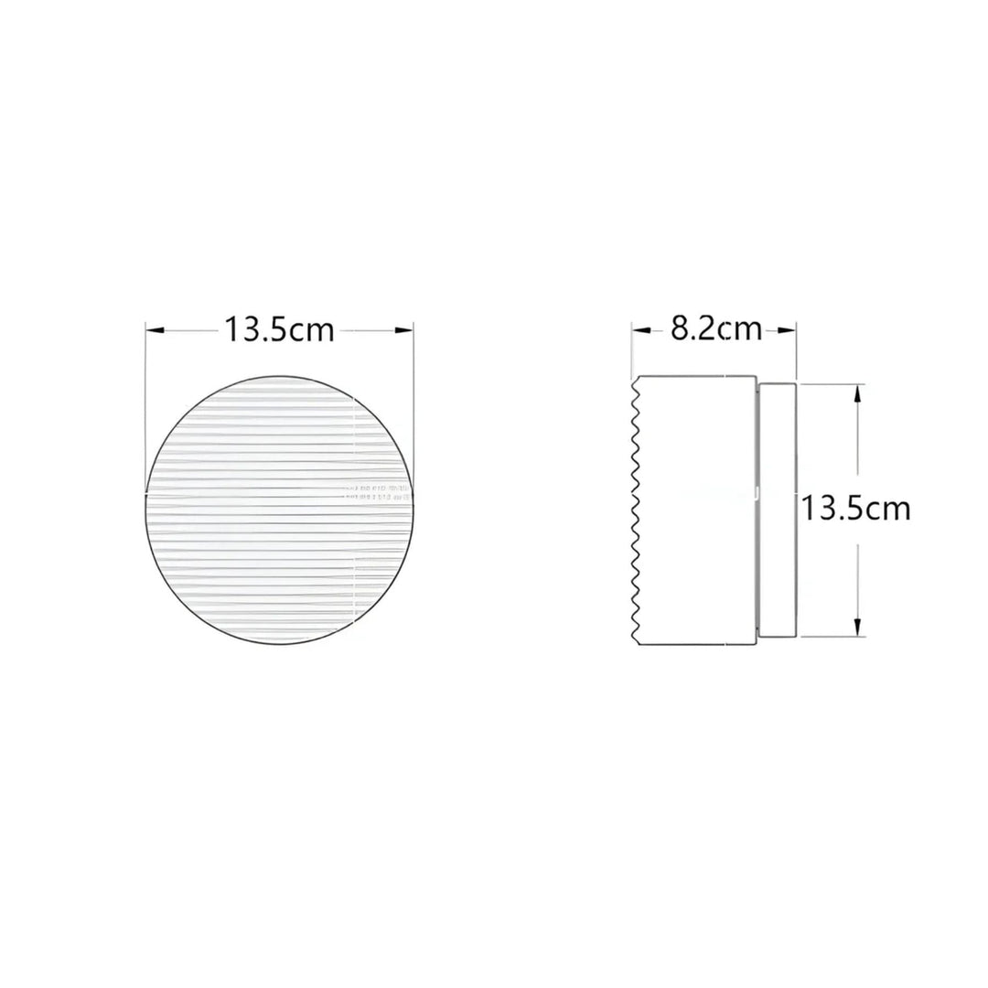 Lámpara de pared LED redonda para entrada. Un aplique moderno que ofrece una bienvenida luminosa y estilosa.