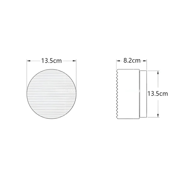 Lámpara de pared LED redonda para entrada. Un aplique moderno que ofrece una bienvenida luminosa y estilosa.