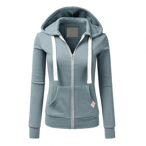 Sudadera mujer invierno cuadros, cremallera y capucha. Cálida y cómoda, estilo casual.