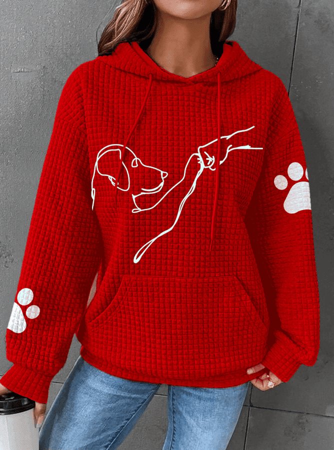 Sudadera casual con capucha para mujer, cálida y confortable. Prenda esencial para el día a día en otoño/invierno.