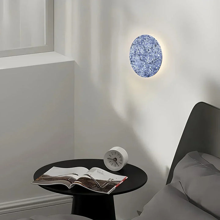 Iluminación ambiente: aplique de pared de terrazo, diseño escandinavo, para decoración.