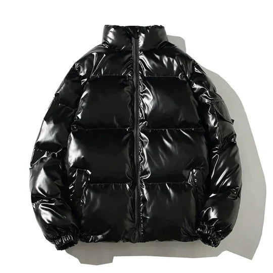 Moderna chaqueta acolchada para hombre. Estilo casual y elegante, este abrigo cortavientos es ideal para el invierno.