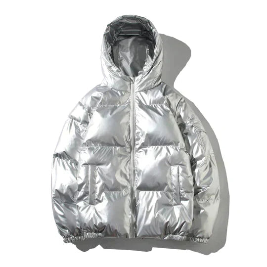 Chaqueta para hombre acolchada, resistente al viento. Calidez y estilo para la moda masculina de invierno.