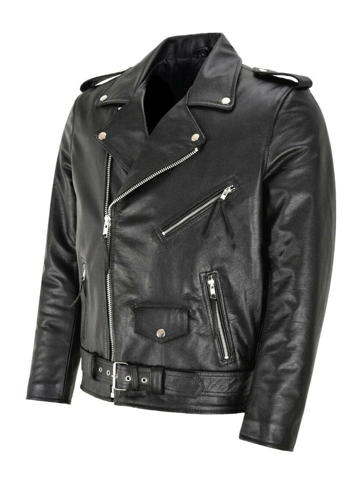 Chaqueta de cuero negra para mujer, diseño motero, con solapas y cremalleras, outwear elegante.