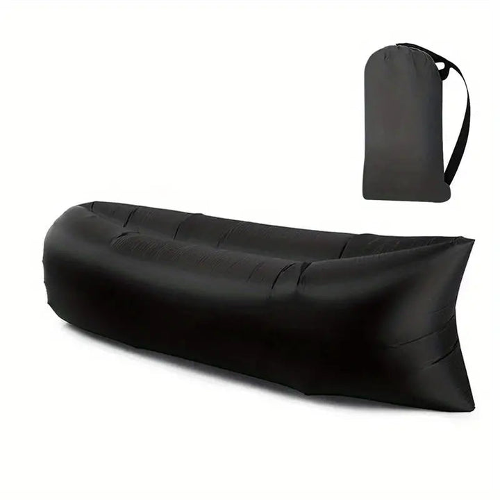 Colchón hinchable para exterior, perfecto para la playa. Disfruta de relajación portátil y cómoda.