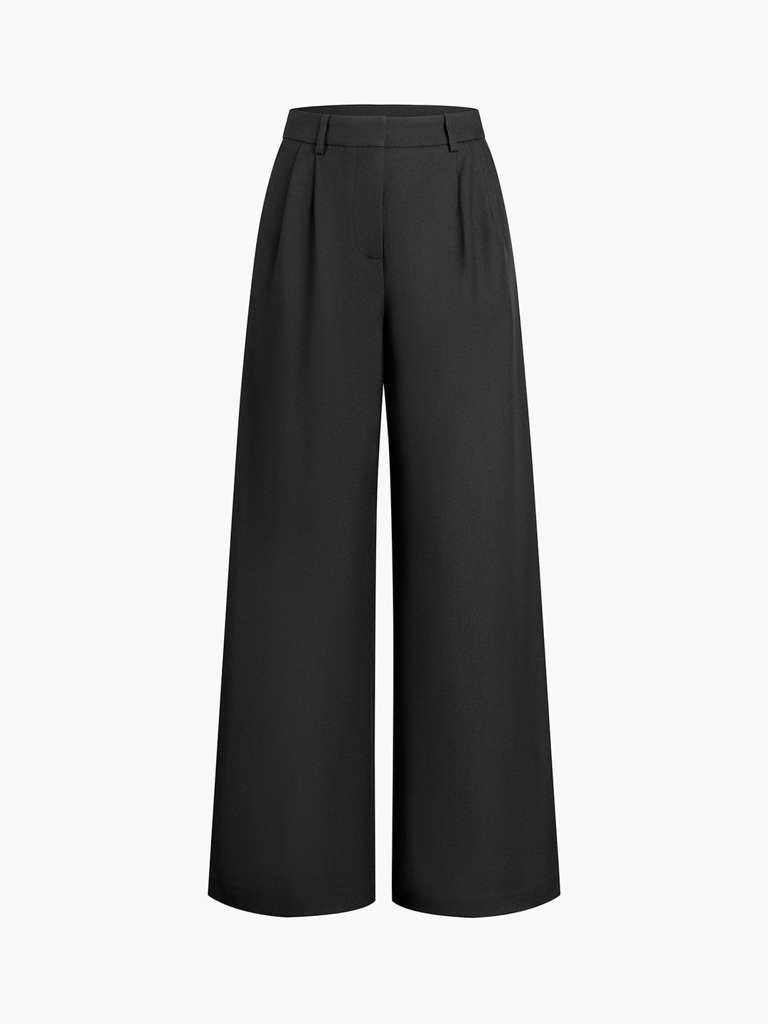 Pantalón de moda para mujer, pierna ancha, talle alto que alarga la silueta.