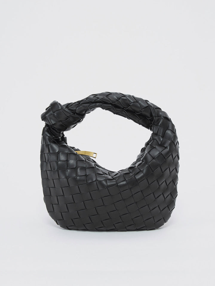 Bolso de mano trenzado para mujer, estilo elegante y versátil, ideal para uso diario en primavera/verano.