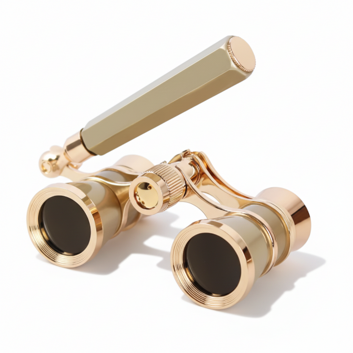 Binoculares de ópera unisex con zoom potente y visión clara, perfectos para cualquier espectáculo.