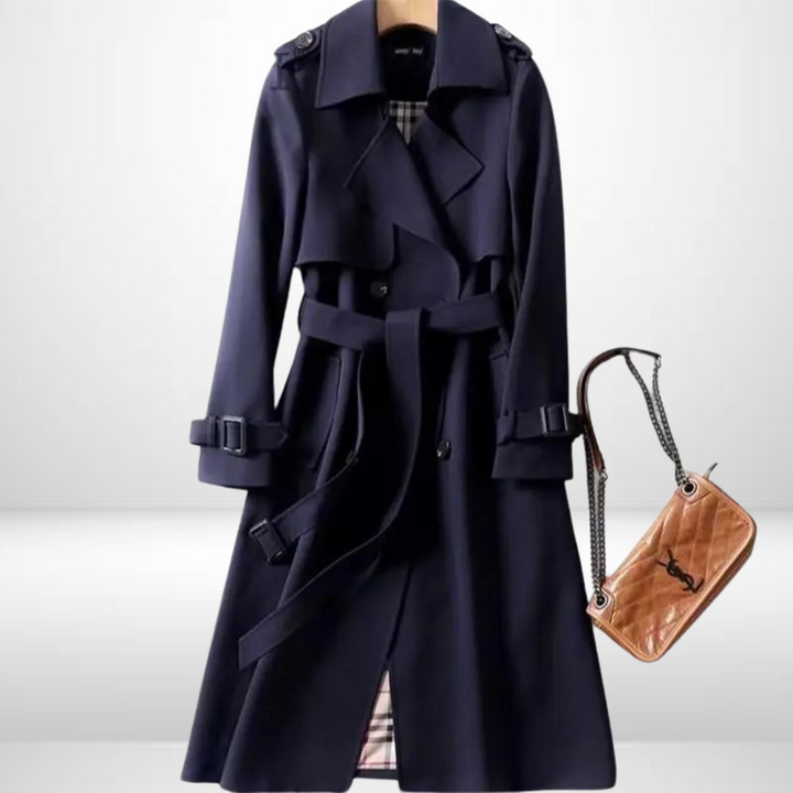 Abrigo de mujer para invierno, estilo atemporal y elegante. Ropa exterior esencial para el frío con sofisticación.