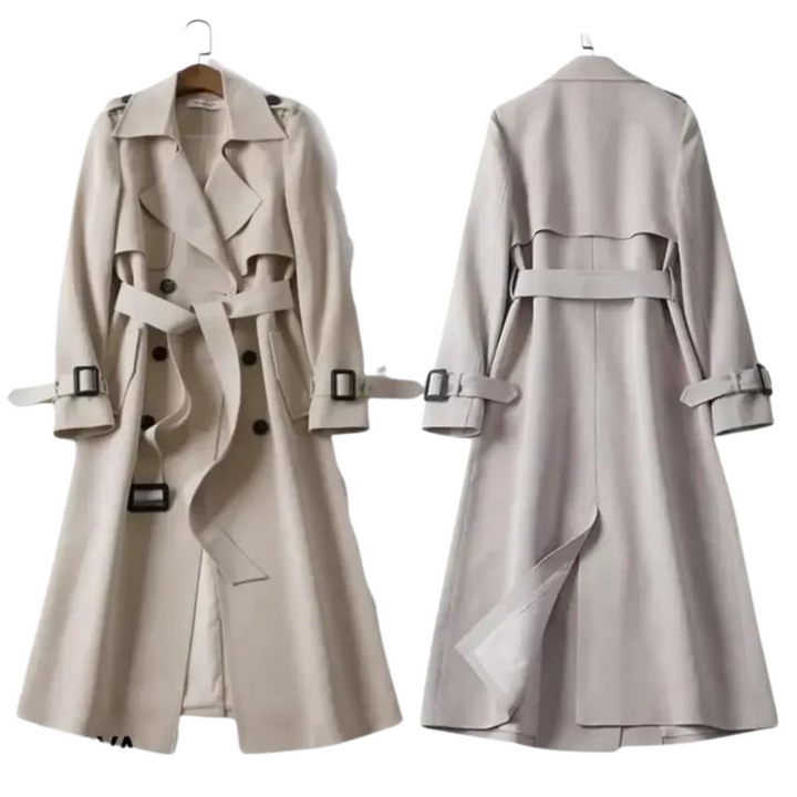 Abrigo de invierno elegante para mujer, cálido y de moda. Ideal para bajas temperaturas con estilo.