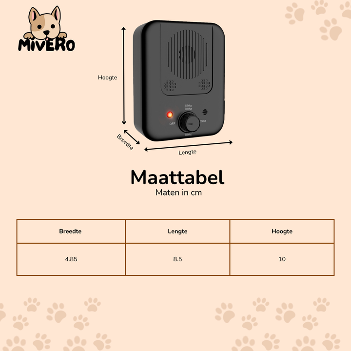 Hogar tranquilo con adiestrador ultrasónico anti-ladridos. Solución para el control de ladridos y corrección de conducta.