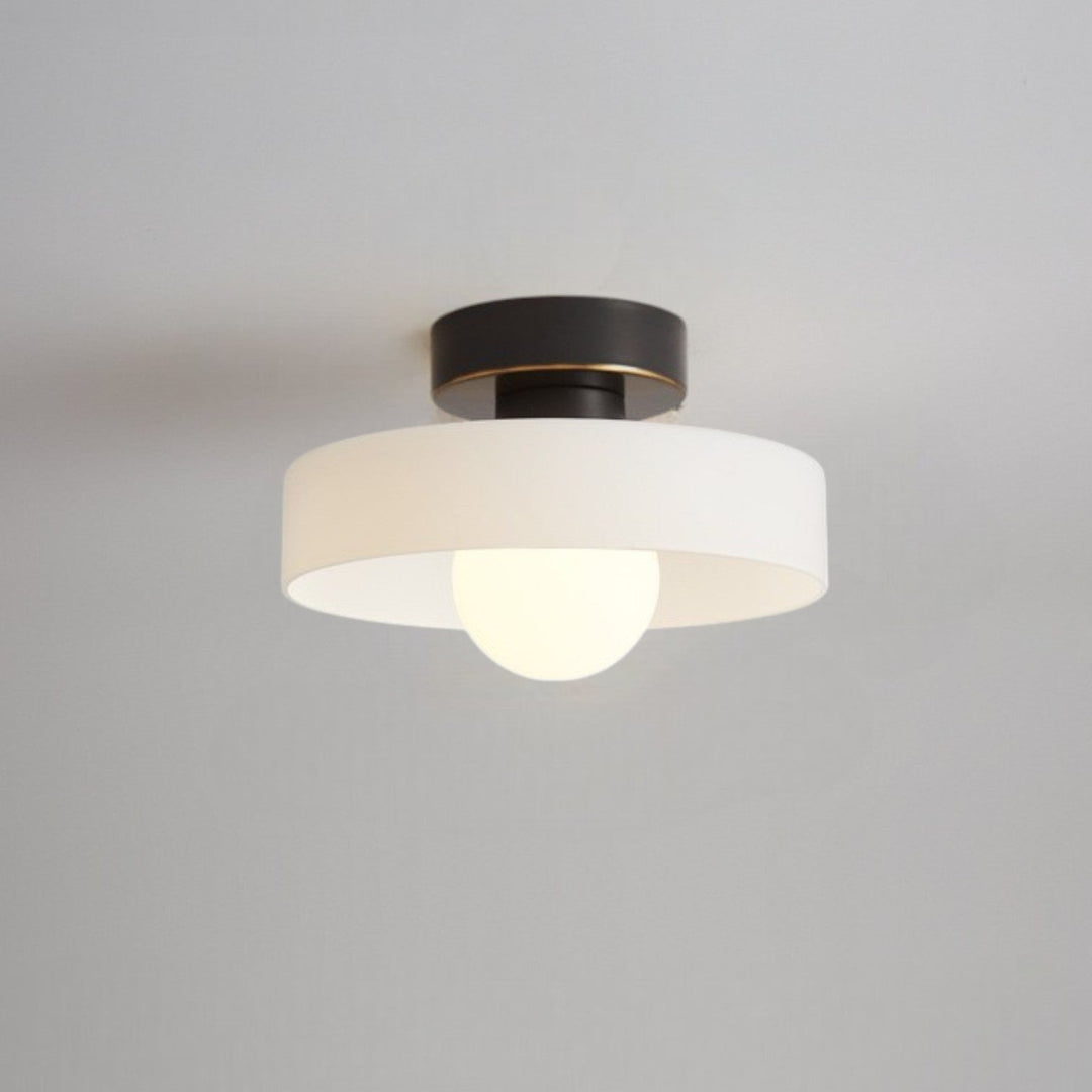 Lámpara de techo LED minimalista redonda. Ideal para pasillo, 3 tonos de luz regulables.