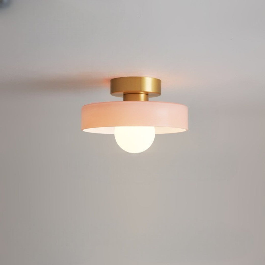 Luz de techo LED redonda para dormitorio. Lámpara regulable, ambientes cálidos, neutros o fríos.
