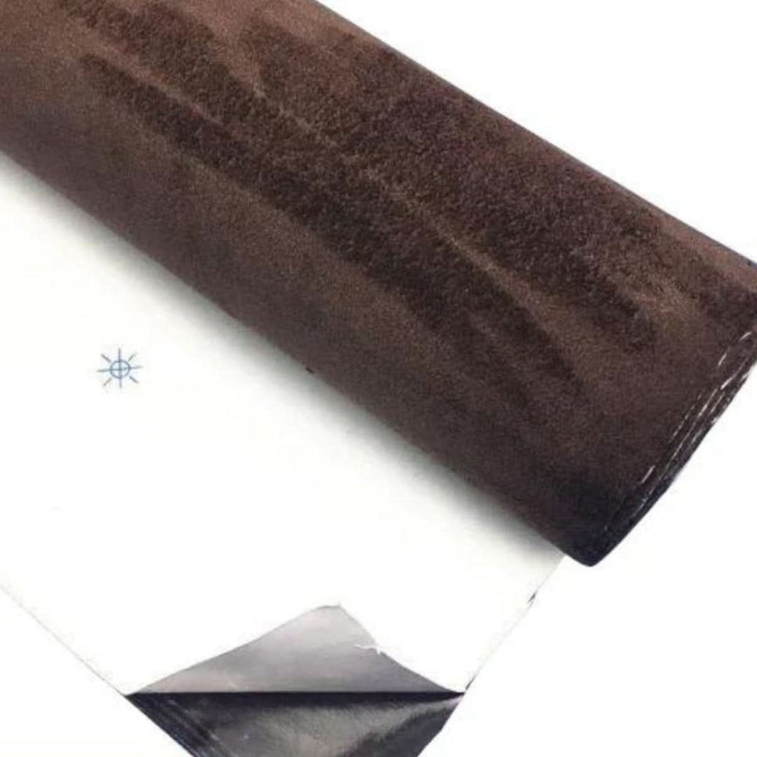 Rollo de tela textil de terciopelo autoadhesiva, material suave para manualidades y decoración del hogar con estilo.