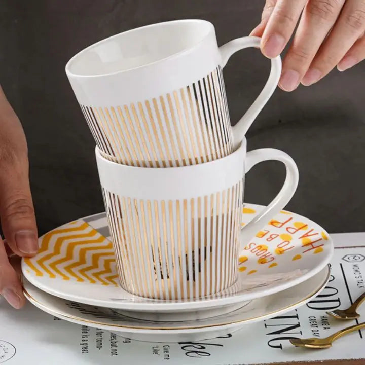 Taza mágica para café con patrón de colibrí reflejado, decoración del hogar.