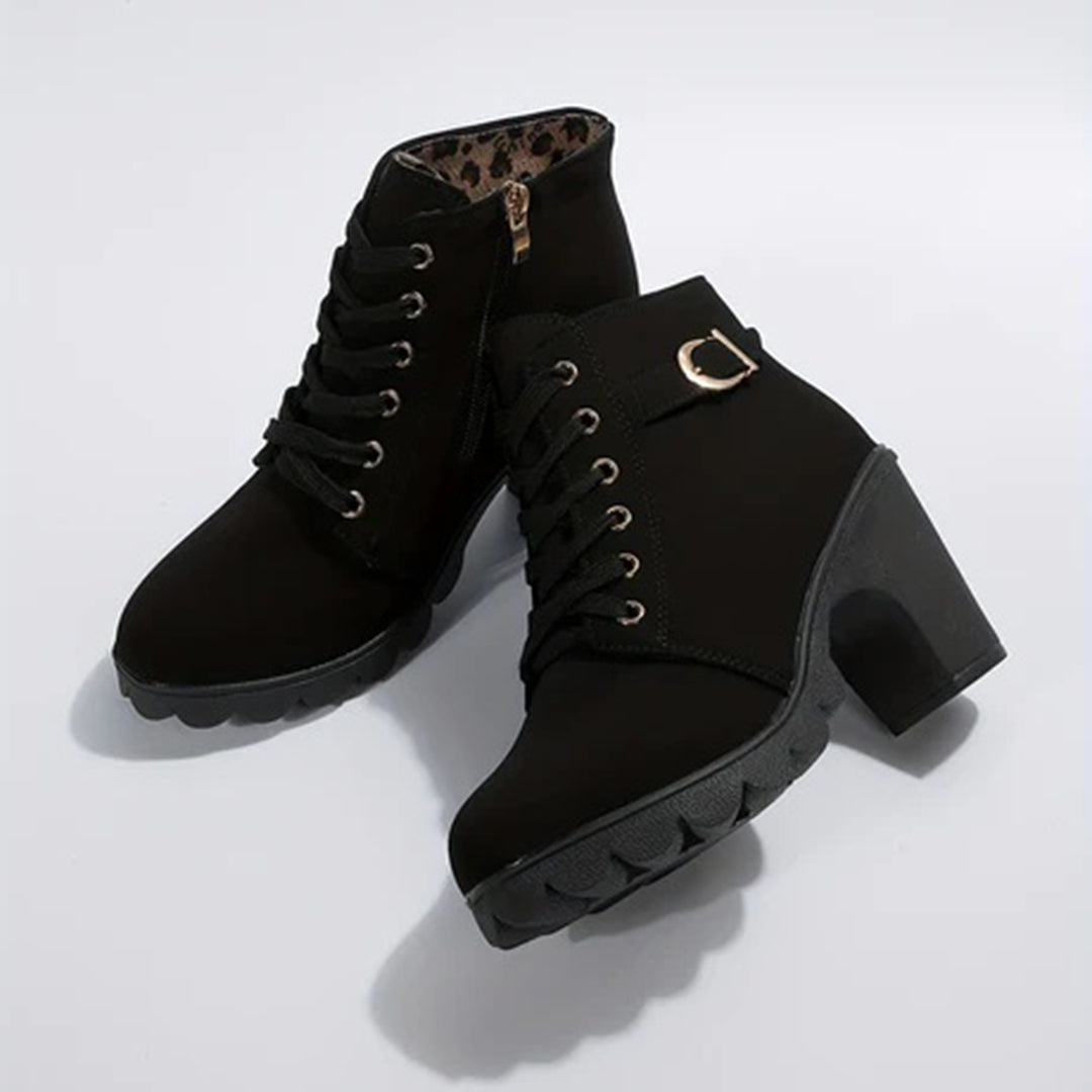 Comodidad y estilo: botines de mujer con tacón cómodo, perfectos para cualquier ocasión.