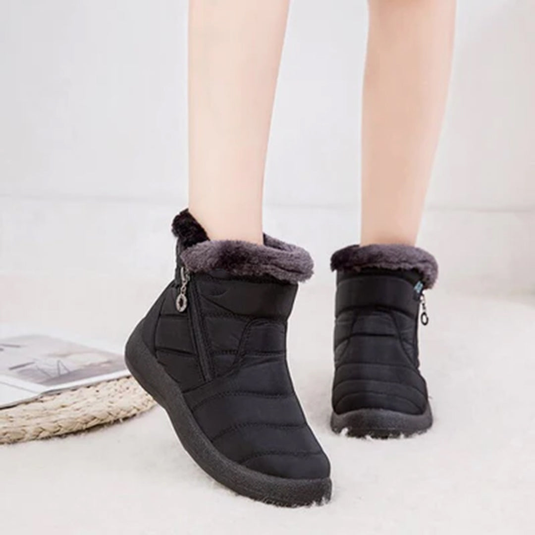 Calzado de invierno casual para mujer, botas confortables de calidad para uso diario.
