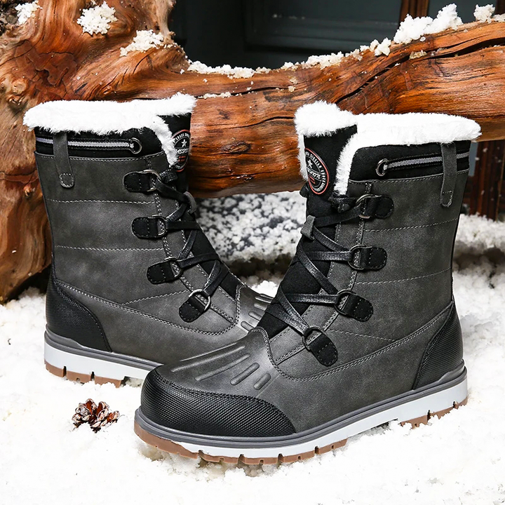 Botas de invierno hombre, calzado antideslizante con forro cálido, ideales para bajas temperaturas.