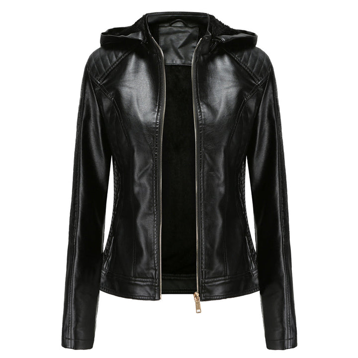 Chaqueta versátil para mujer, estilo adaptable, moda casual y formal, color neutro.