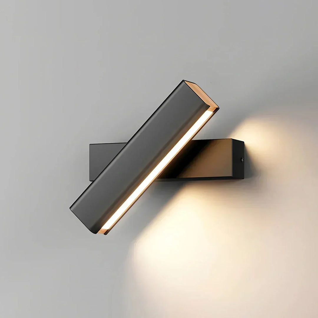 Lámpara de pared LED ajustable, moderna. Ideal para añadir luz ambiental en el dormitorio.