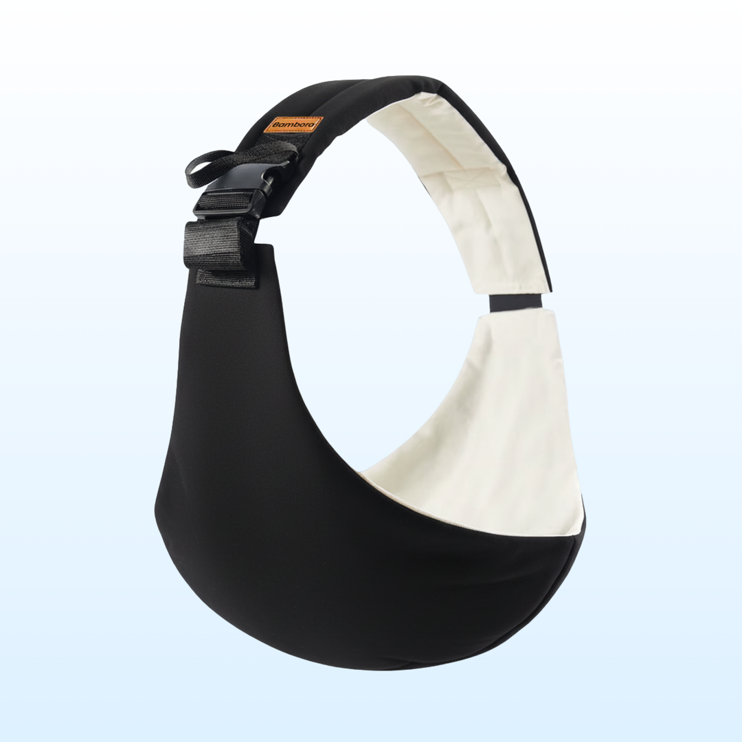 Portabebés de cadera ergonómico gris para bebés, manos libres y cómodo.