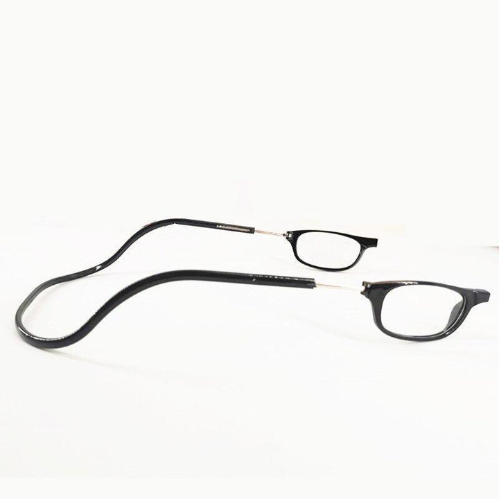 Gafas de lectura magnéticas unisex para presbicia, con cierre frontal cómodo y lentes de visión clara.
