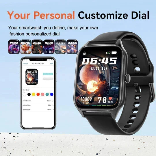 Dispositivo wearable: reloj inteligente con monitor de glucosa no invasivo para un control continuo.