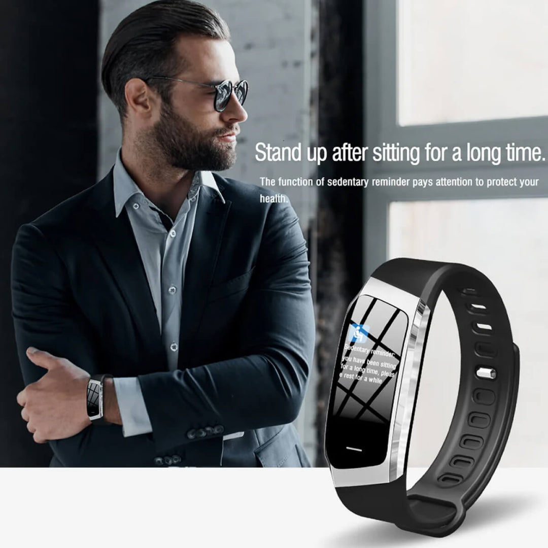 Smartwatch deportivo para hombres y mujeres, registra presión arterial, ritmo cardiaco y sueño.