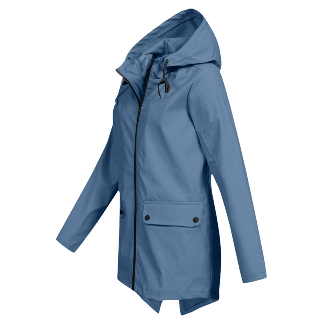 Chaqueta impermeable ALIDA para mujer, abrigo de moda, ideal para otoño e invierno.