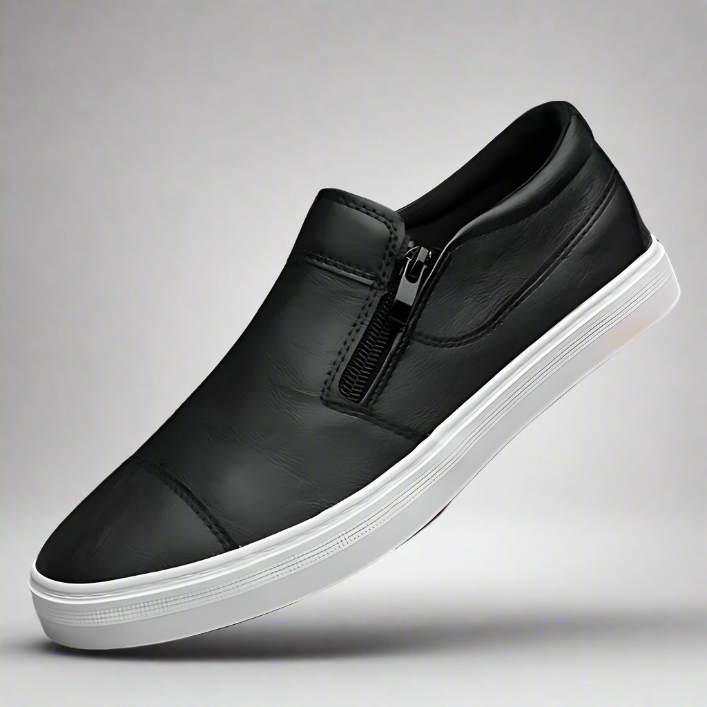 Mocasines casuales de hombre sin cordones, cómodos y ligeros para primavera y verano. Calzado slip-on versátil.