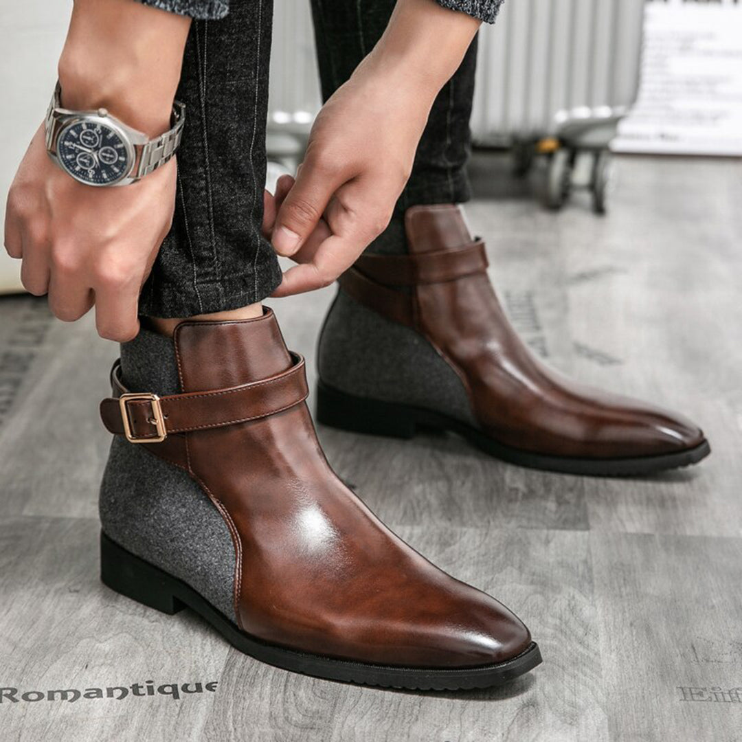Calzado masculino: botines negros elegantes, imprescindibles para tu armario.