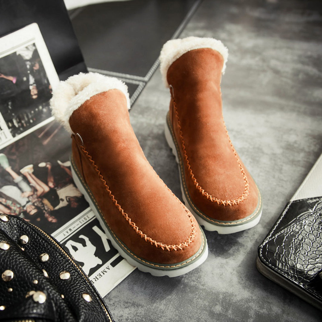Botas de invierno de moda para mujer. Estilo actual, cálidas y antideslizantes, perfectas para combinar con tu ropa.