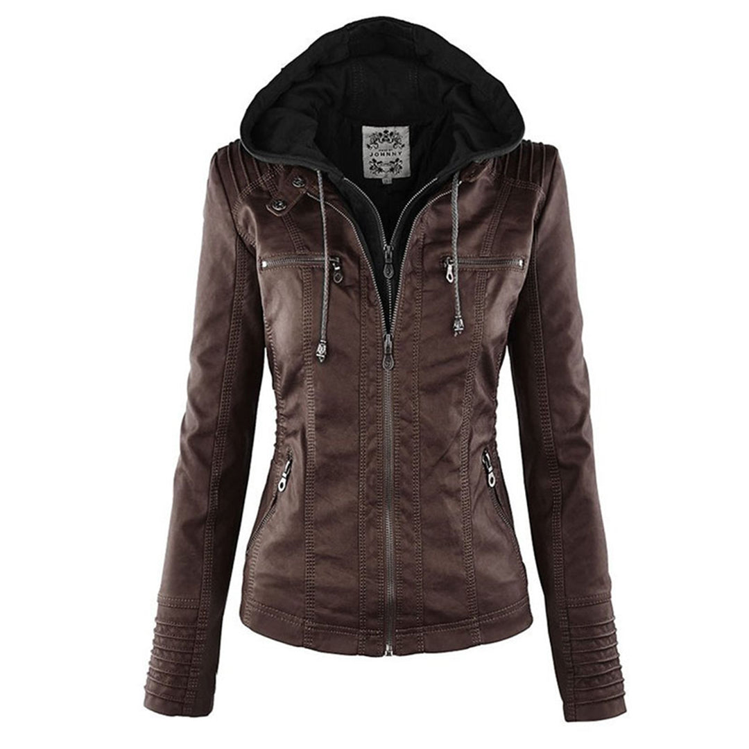 Chaqueta efecto piel mujer, cazadora de diseño para otoño e invierno. Imprescindible.