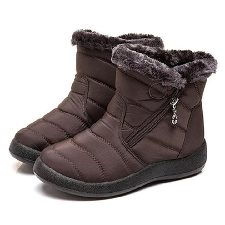 Botas de invierno cálidas para mujer, confort diario y diseño elegante para la moda.