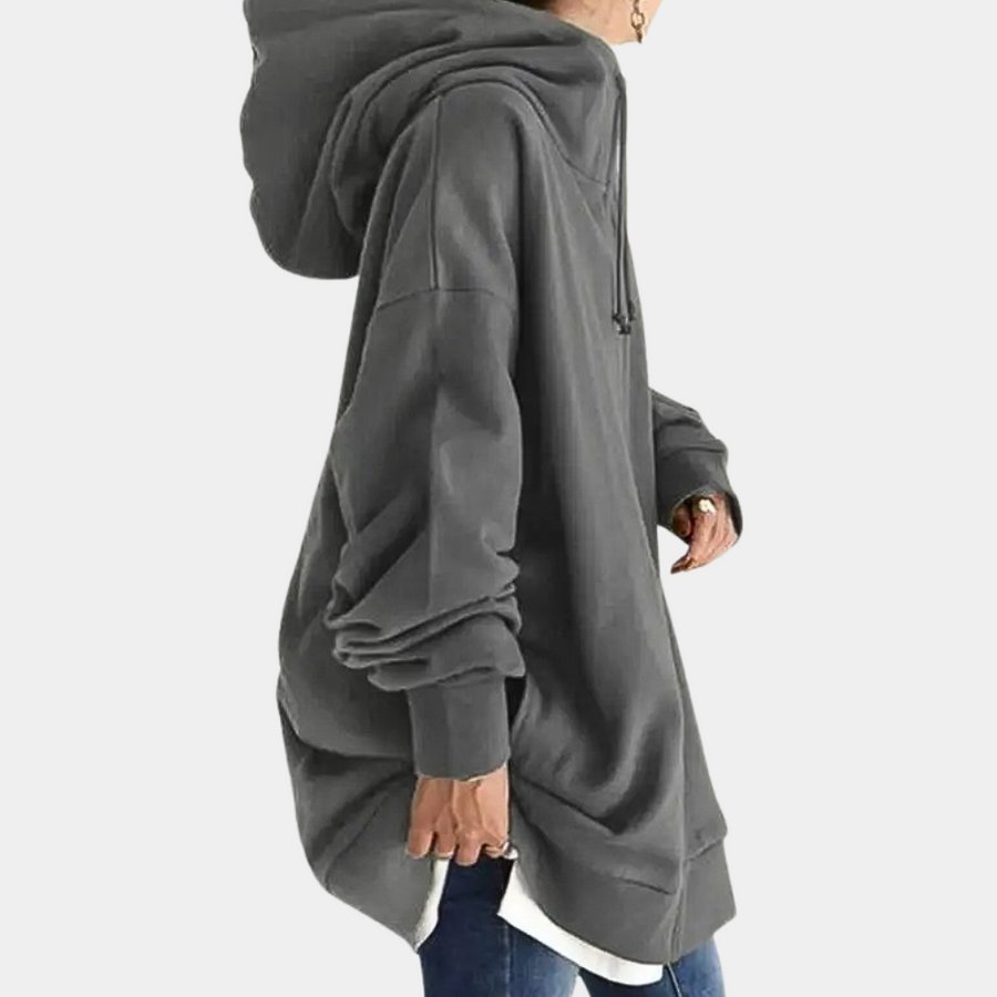 Cremallera robusta y tejido suave de sudadera para mujer. Máximo confort y estilo en tu ropa de otoño.