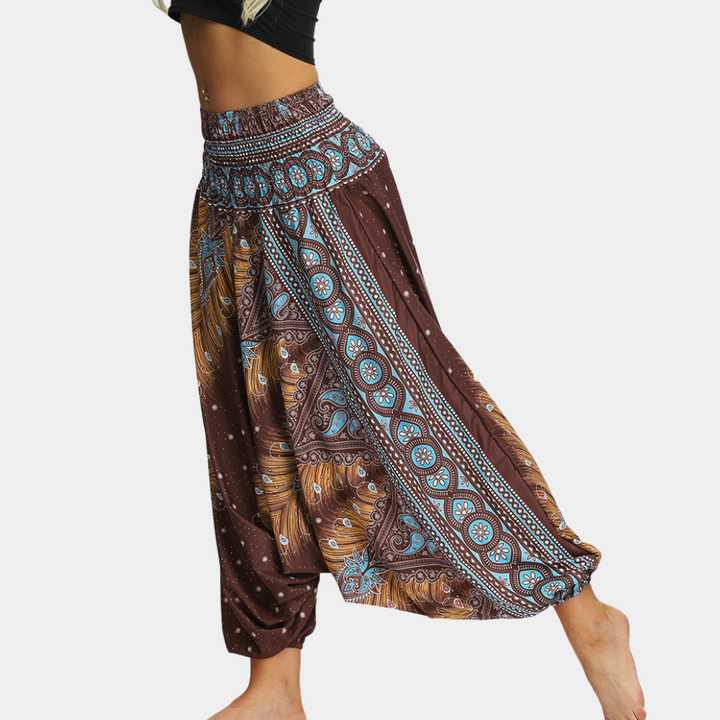 Pantalón de yoga relajado para mujer, moda femenina que combina confort, estilo y versatilidad.