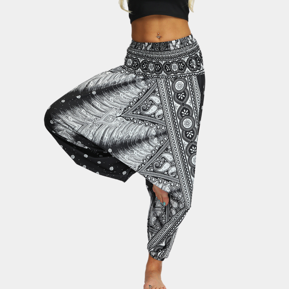 Pantalón deportivo relajado para mujer, cómodo para entrenamiento, actividades y estilo casual.