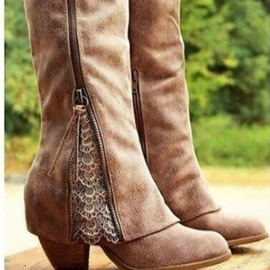 Botas de tacón alto premium para mujer. Calzado sofisticado y versátil, ideal para cualquier ocasión.
