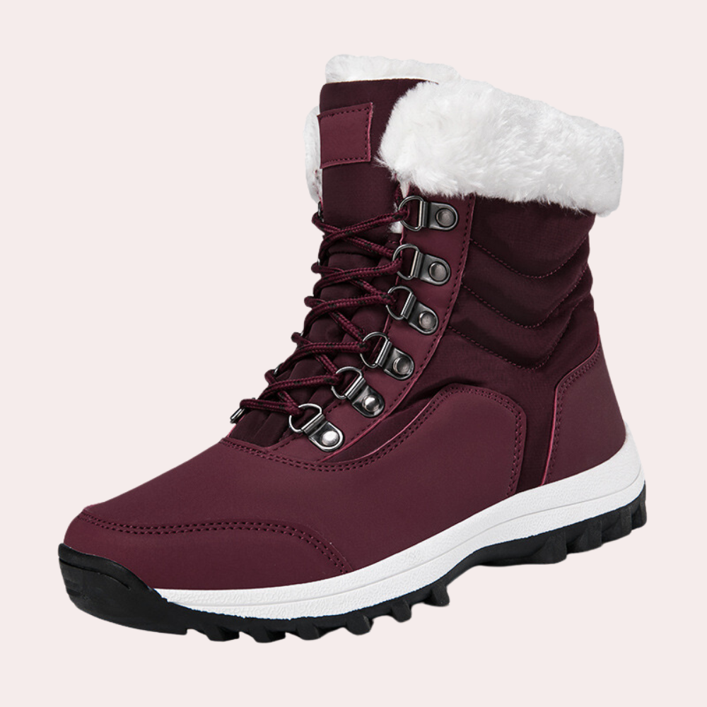 Botas de nieve LUCIA para mujer, calzado de invierno cómodo y cálido con suela antideslizante para nieve y hielo.