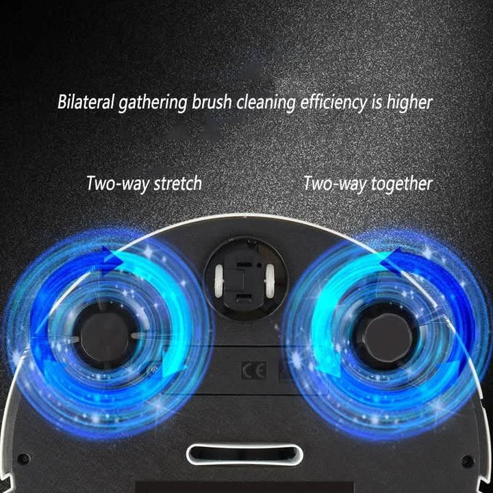 Robot aspirador anti alergias con filtro HEPA, capturando alérgenos y polvo fino para un aire más limpio.