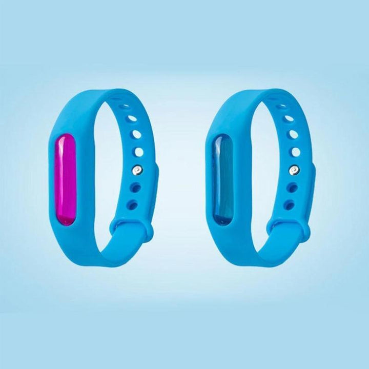 Pulsera anti-mosquitos con citronela natural, impermeable y ajustable para niños y adultos.