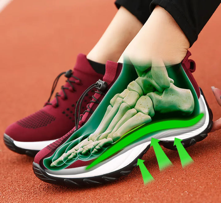 Orthofit: Zapatillas ortopédicas con soporte arco para alivio del dolor y confort superior diario.