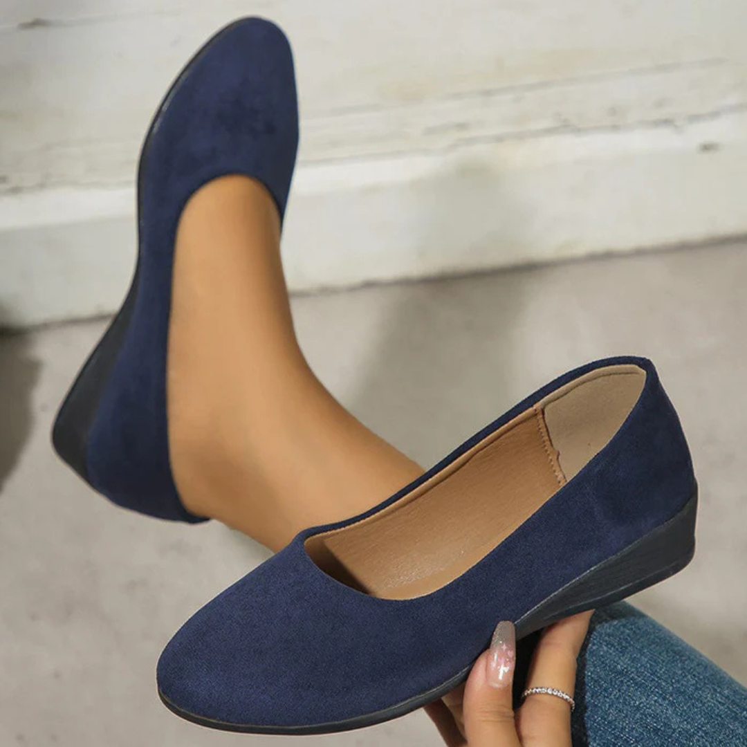 Zapatos de cuña antideslizantes ligeros, diseño moderno para mujer.