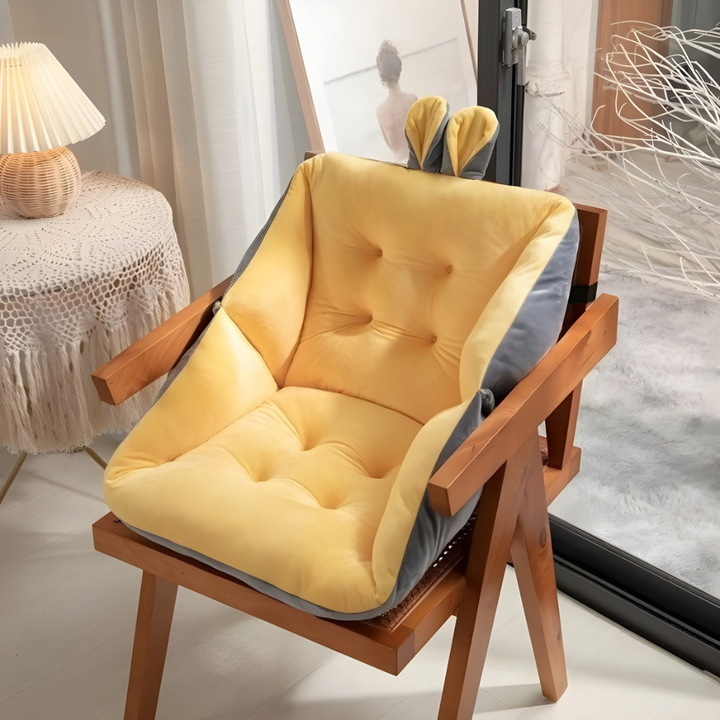 Cojín ergonómico lumbar para silla de oficina, coche o casa. Alivio del dolor de espalda y soporte para la columna.