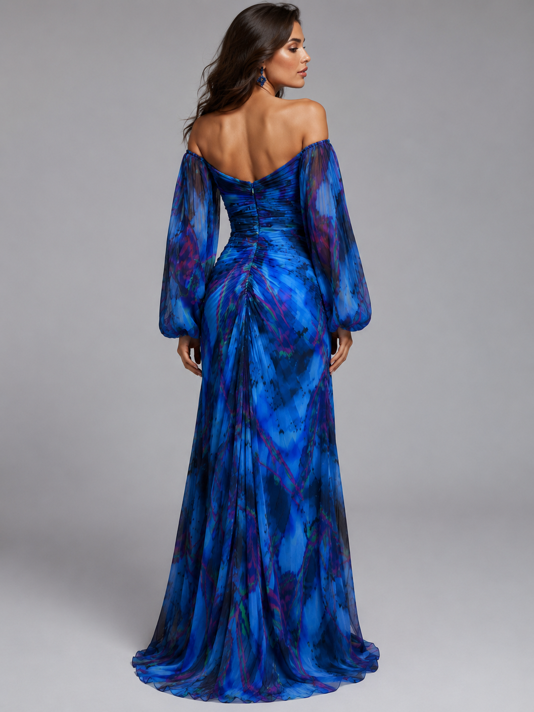 Vestido floral de verano para mujer, estampado vibrante y escote en V, ideal para celebraciones.