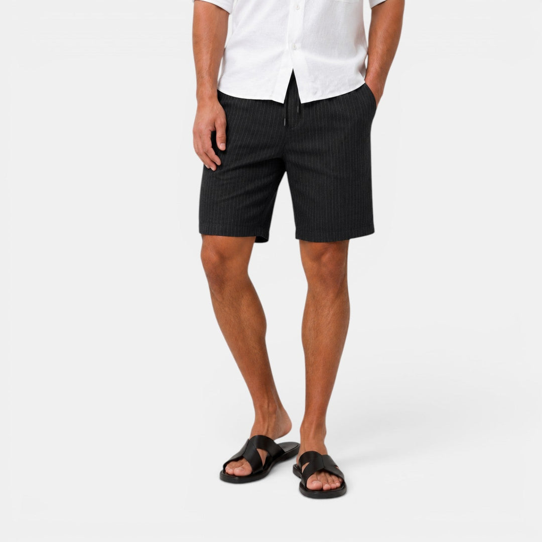 Bermudas de lino para hombre, transpirables y ligeras. Estilo casual, perfectas para el verano.