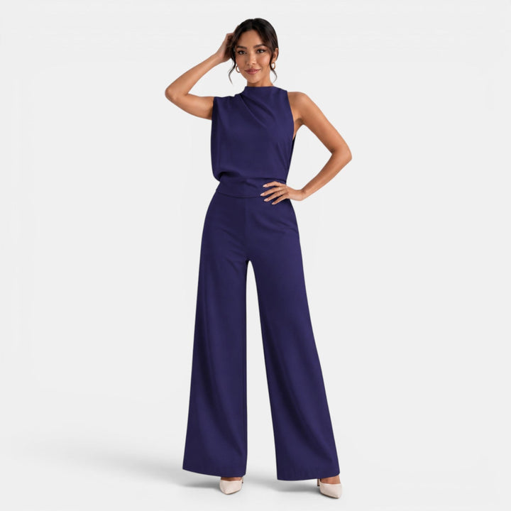 Mono elegante mujer, estilo actual con pierna ancha. Frescura para tus días de verano.