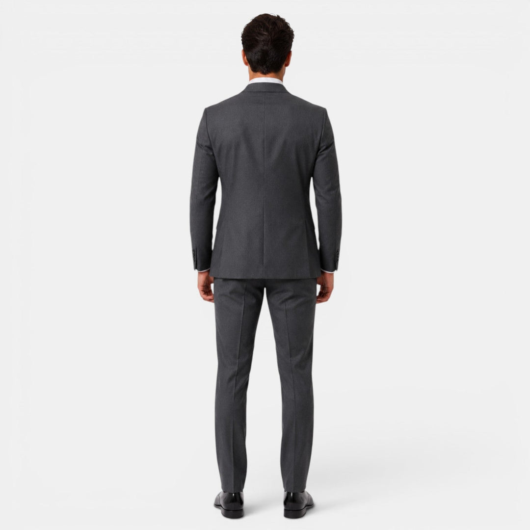 Conjunto formal de hombre 3 piezas. Chaqueta, chaleco y pantalón slim fit para oficina.